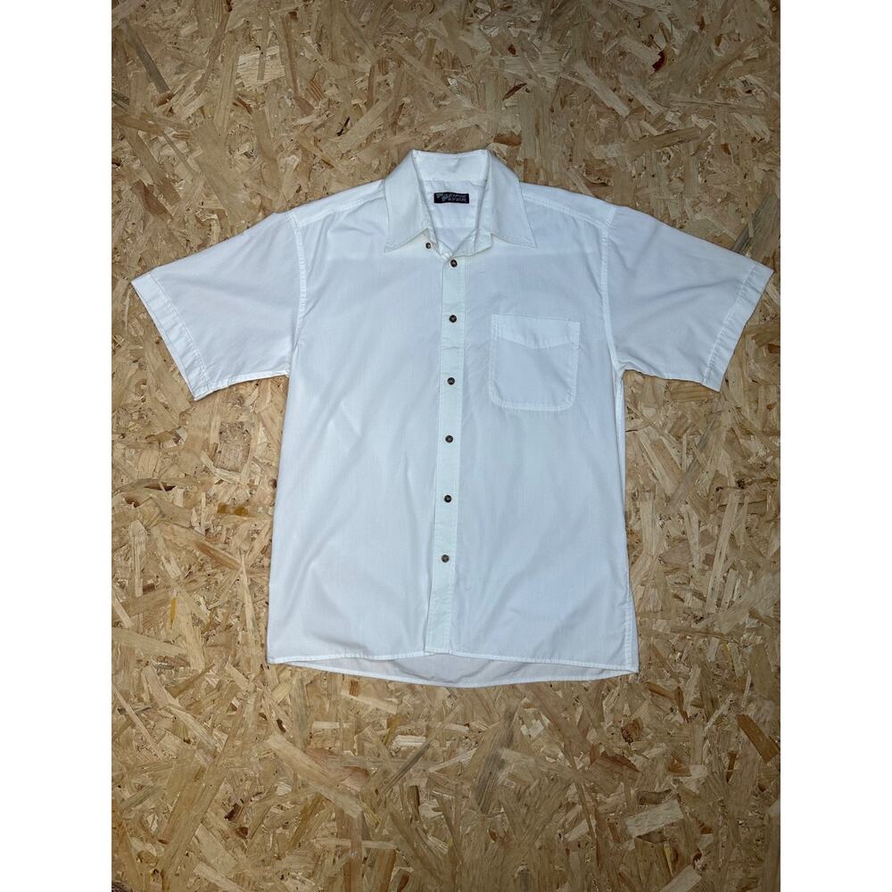 Pacific Flyer Vintage Mens Bottom Shirt White Sz XL